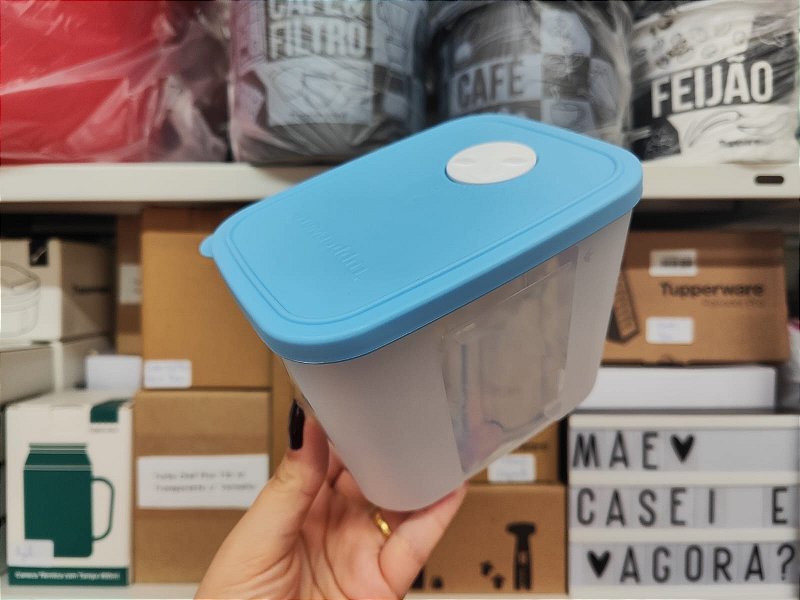 Tupperware Freezertime 1 Litro Pacífico - Mãe, Casei e Agora
