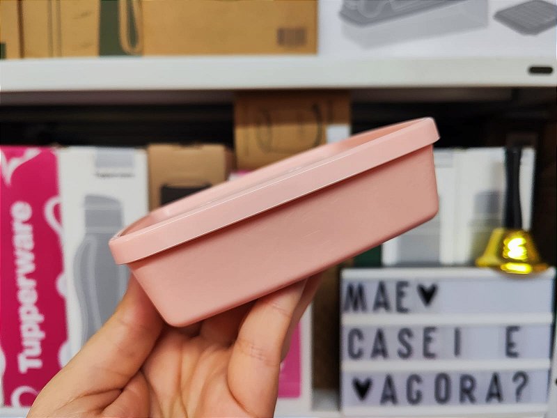 Tupperware Mini Jeitosinho 250 ml Neve Rosa Chá - Mãe, Casei e
