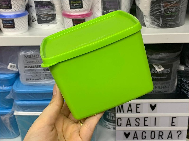Tupperware Jeitoso 800 ml Verde - Mãe, Casei e Agora?-Tupperware!