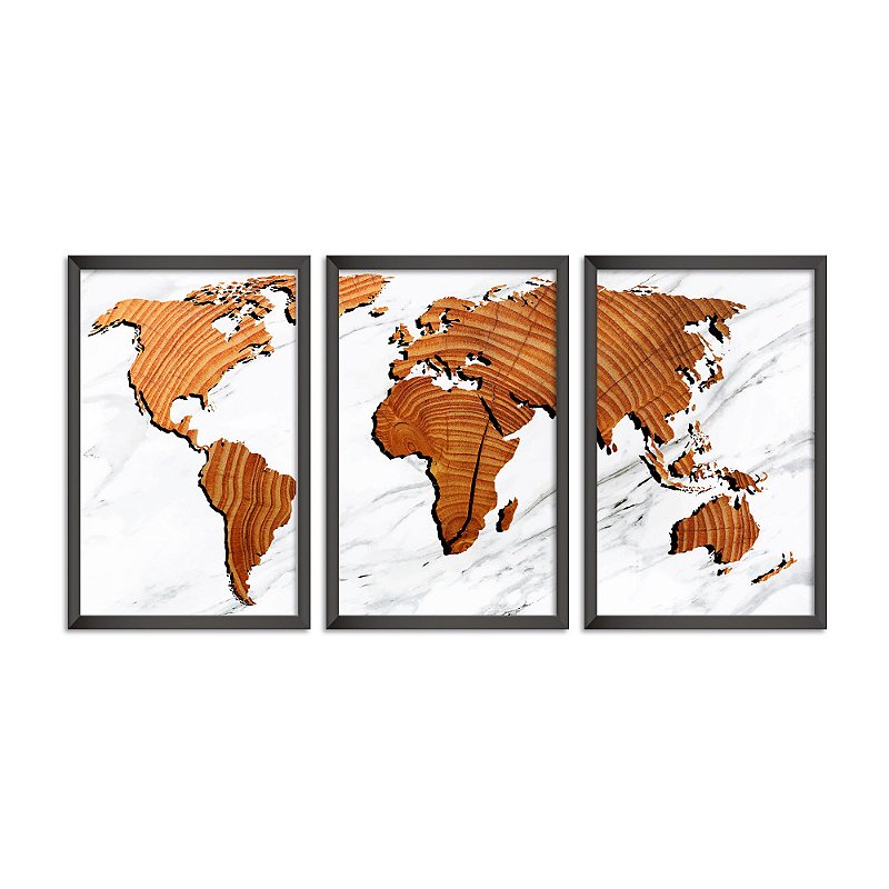 Mapa Mundi Texturizado Madeira - Oppen House | Quadros ... Mapa Mundi Texturizado Madeira - Oppen House | Quadros ...