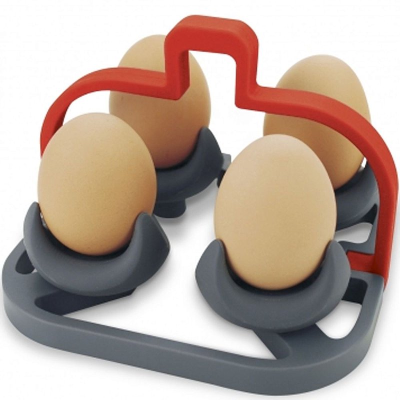 Jogo Com 4 Formas Para Cozinhar Ovos Magic Egg Em Silicone