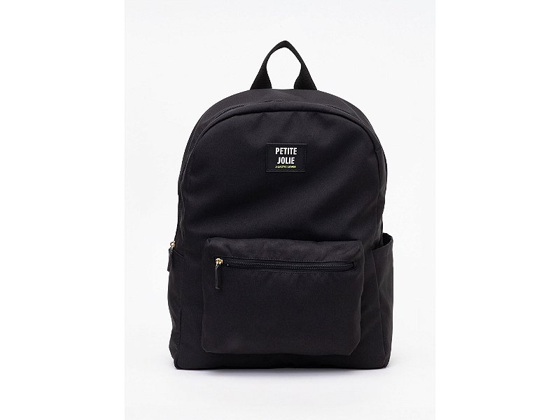 Mochila Teen Petite Jolie PJ11055II Preta - Empório Shoes