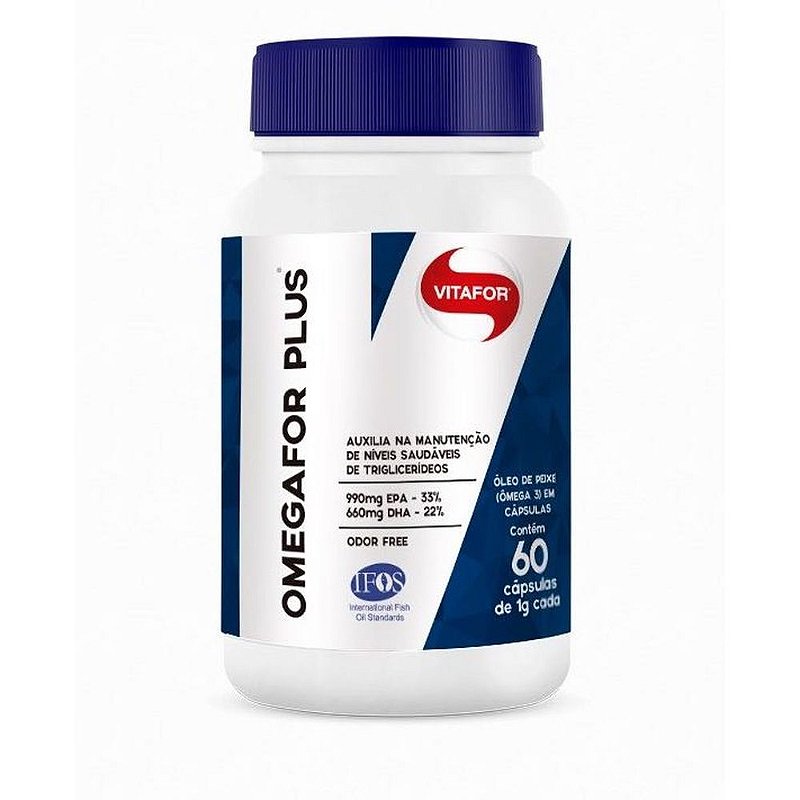 OMEGA 3 OMEGAFOR PLUS 60 CÁPSULAS VITAFOR Lilló Cosméticos Inspiração e Cuidado.