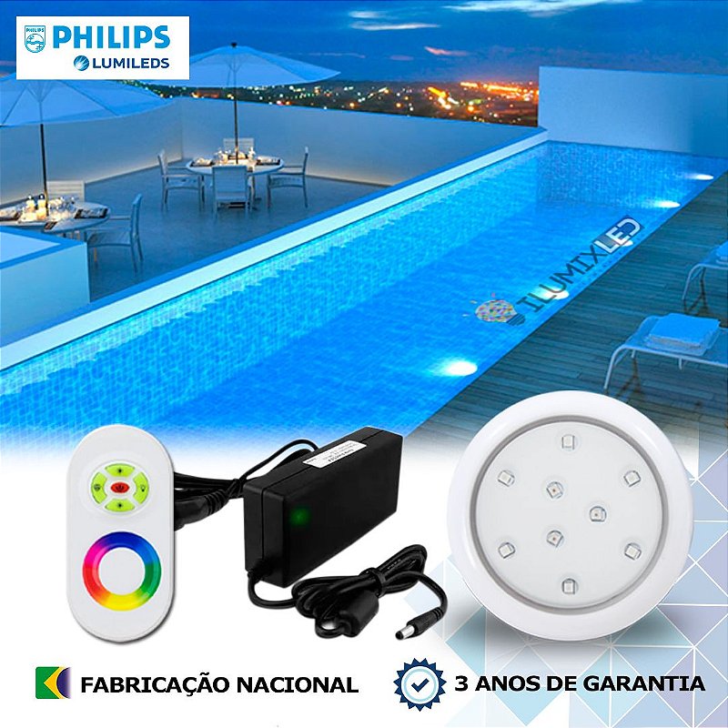 Kit Completo de Iluminação LED RGB para Piscinas