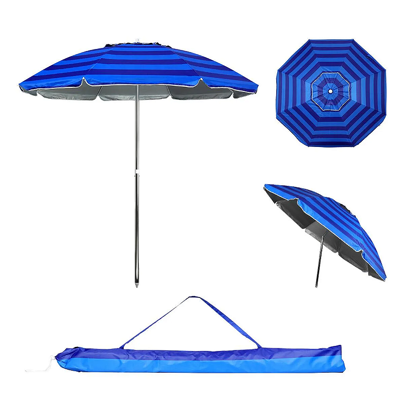 Guarda Sol 2.60m Articulado Escovado Kala - Casa Triangulina - A sua ...
