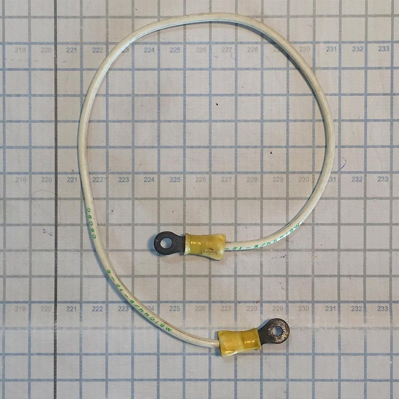 TE Connectivity MIL-Spec Hook-Up Wire – 6 AWG, White, PVDF Insulation, 600V, 55A (Per Foot)