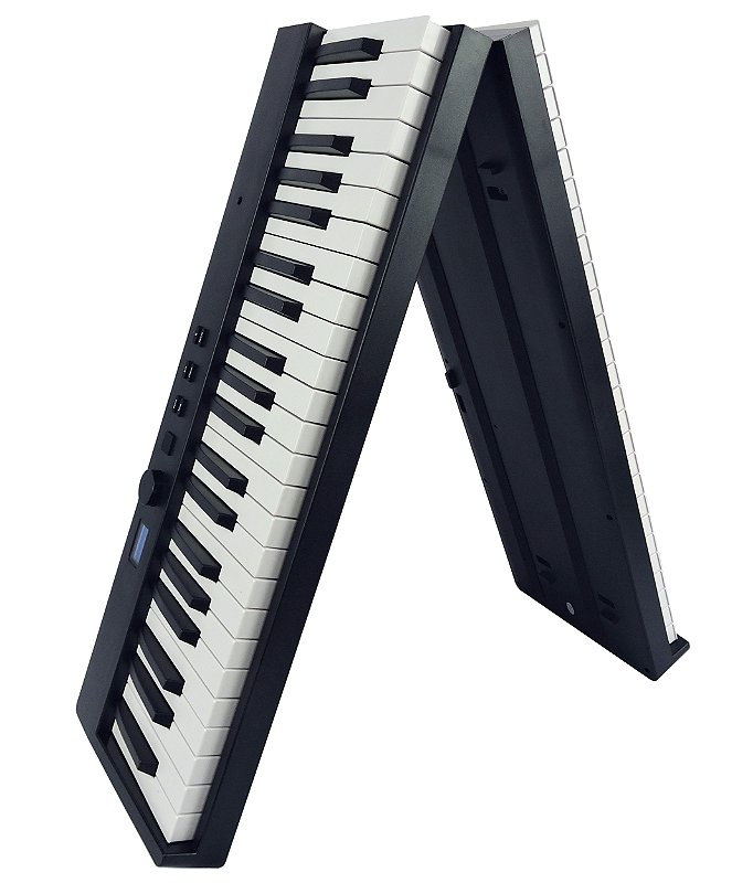 Piano Eletrônico Dobrável 88 Teclas Arranjador Konix - PH88-C