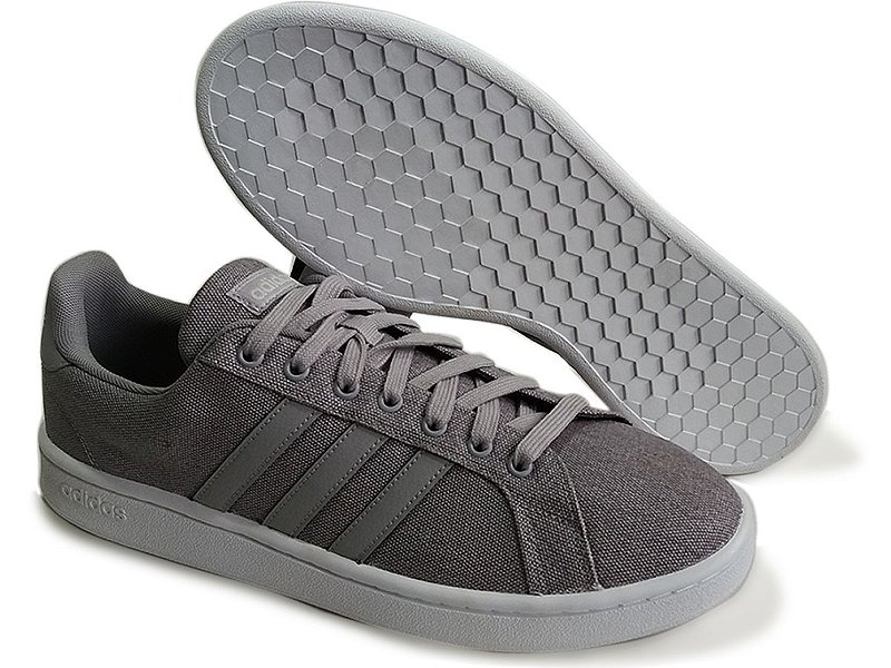 tênis adidas grand court cinza