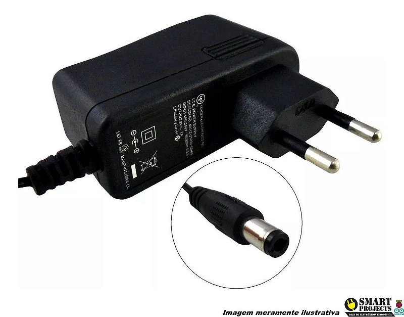 Fonte De Alimentao Carregador 9v 1a Plug P4 Arduino - SmartProjects ...