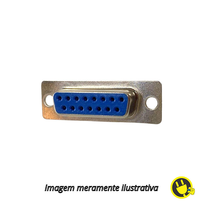 Conector DB15 Fêmea 180º para Fio - SmartProjects Brasil | Componentes ...