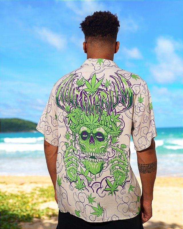 Camisa Skullherb Branca