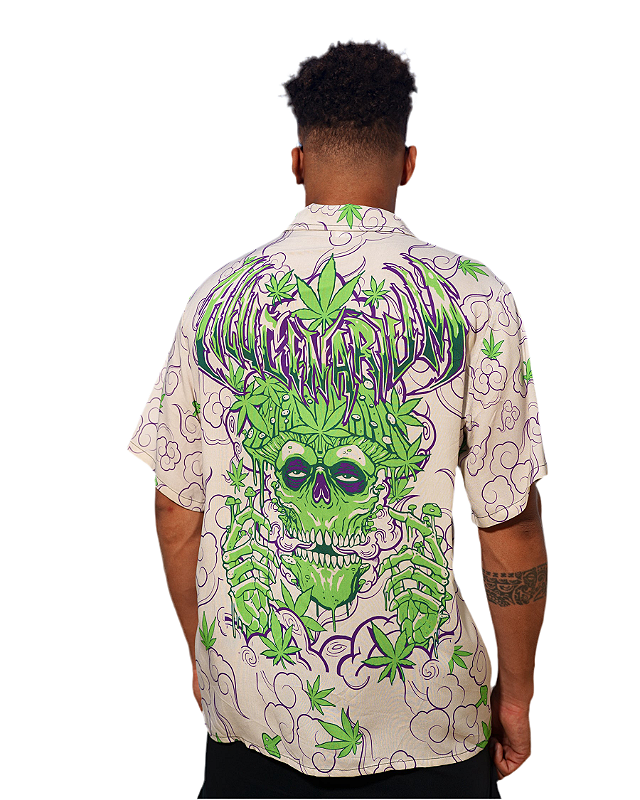 Camisa Skullherb Branca
