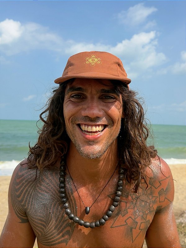 Boné Five Panel - Metatrom Marrom