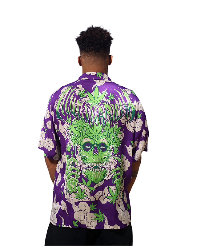 Camisa Skullherb Roxa