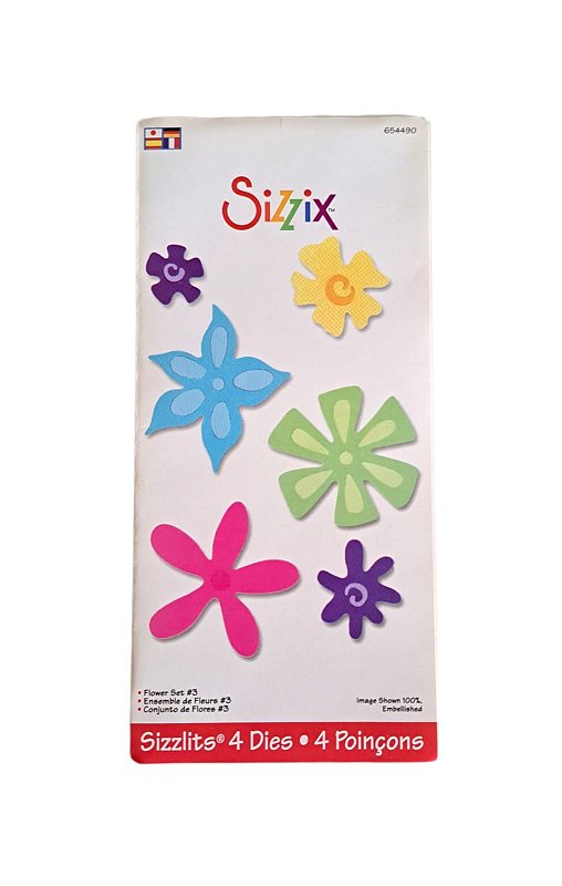 Faca para Corte Flower Set Sizzix 654490 - TKG STORE - Papelaria e