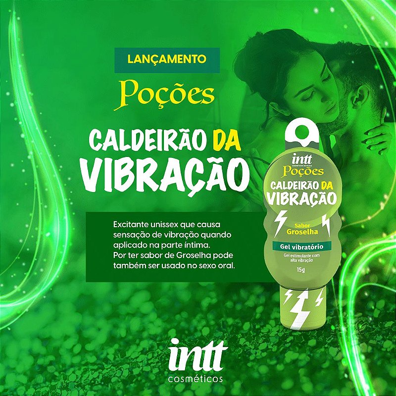 Excitante Unissex CaldeirÃo Da VibraÇÃo 15g Linha PoÇÕes Intt Ninguém