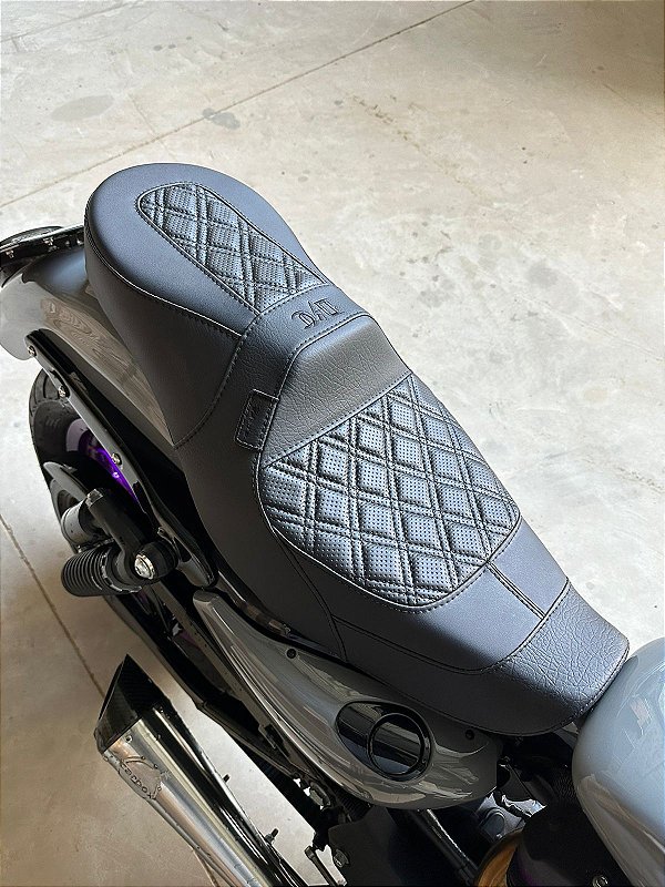 ORLETANOS Dynamite Black Saddle Bag, Compatible with Shovelhead