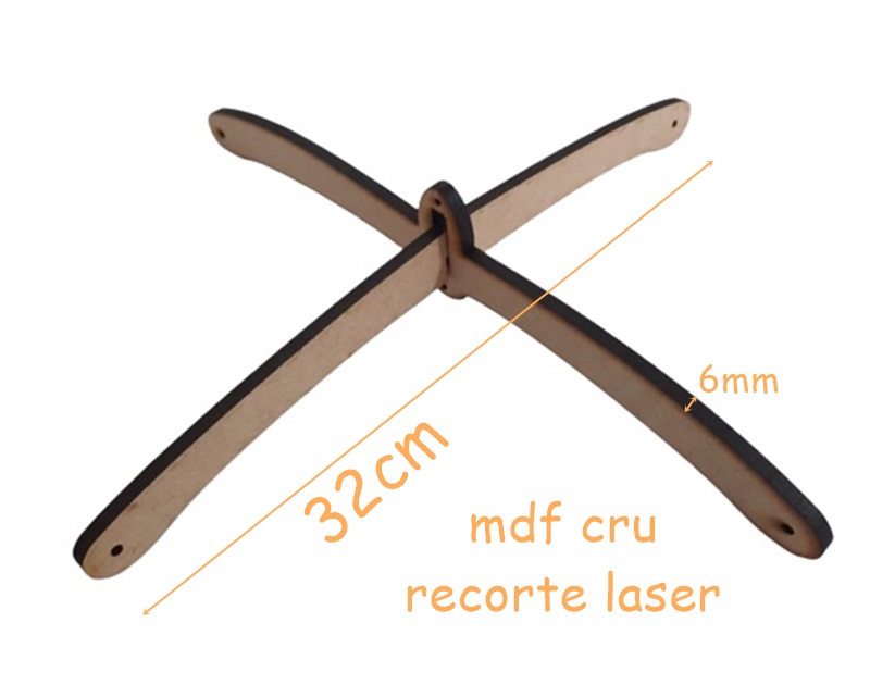 Suporte mdf cru 6mm para móbile de bebê decorativo sem pintura