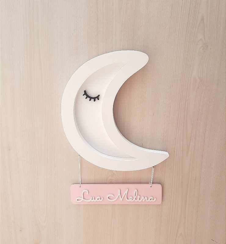 Porta maternidade lua para decoração