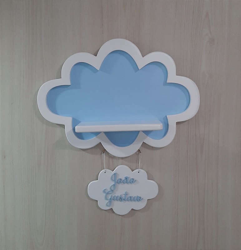 Nicho Nuvem amigurumi porta maternidade