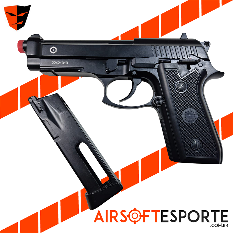 Pistola de Airsoft Co2 Taurus PT99 Full Metal Blowback Cybergun 6mm