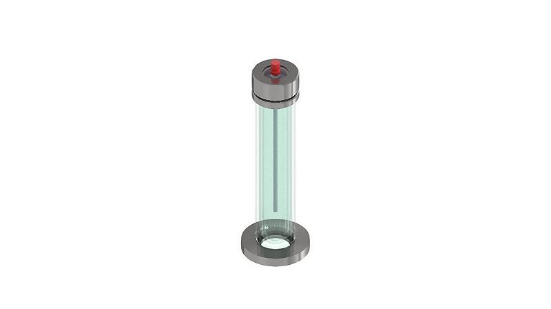 Tubo simulador de aerosol 80ML em acrilico (com tubo de ensaio) -  Petrodidatica