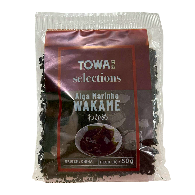 Comprar Algas Marinhas Desidratadas Cut Wakame 50g Towa - Loja Ikebana®  Produtos Orientais