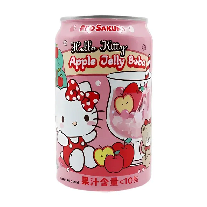 Comprar Bebida Hello Kitty Apple Jelly Boba – Maçã Refrescante