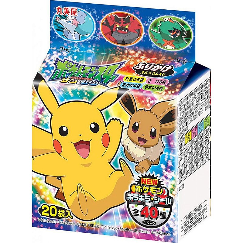 Comprar Furikake Pacote com 20 sachês Pokémon - Loja Ikebana