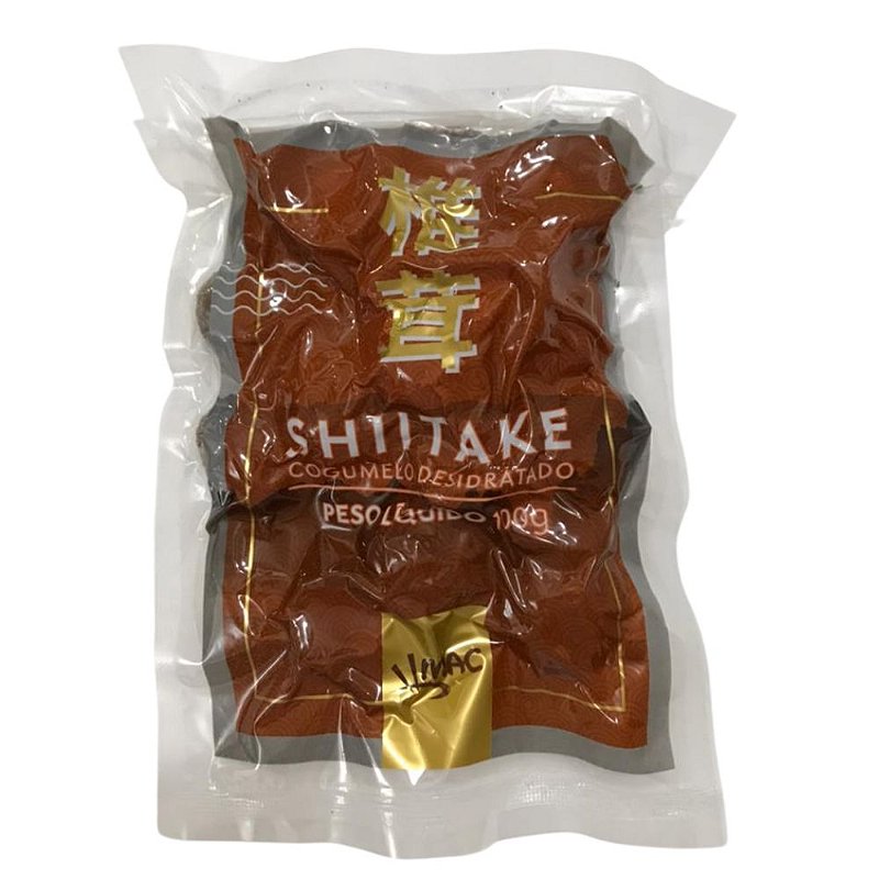 SHITAKE SECO INTEIRO - 100g - Miki Produtos Orientais