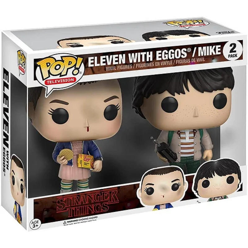 Funko Pop! Stranger Things Eleven With Eggos Mike 2 Pack Original