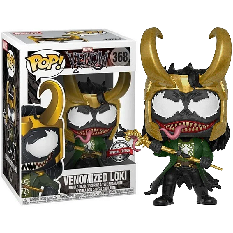 Funko Pop! Marvel Venom Venomized Loki 368 Exclusivo Original