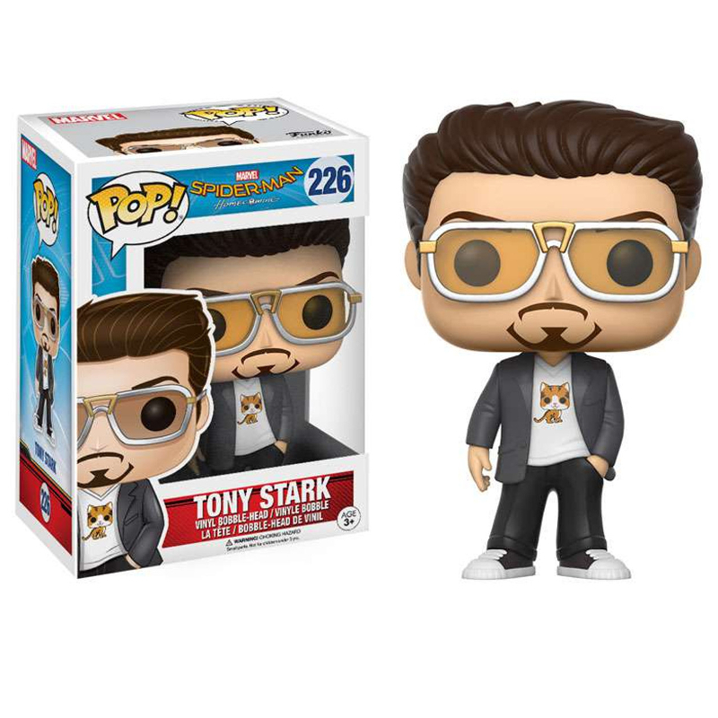 Funko Pop! Marvel Spider Man Tony Stark 226 Original Colecionavel