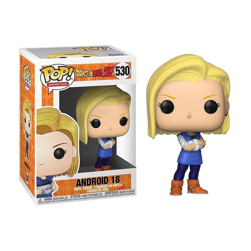 Funko POP 18+α体セット(バラ売り不可):プロテクター付き Funko Pop Animation Dragon Ball Z Android 18 530 Original