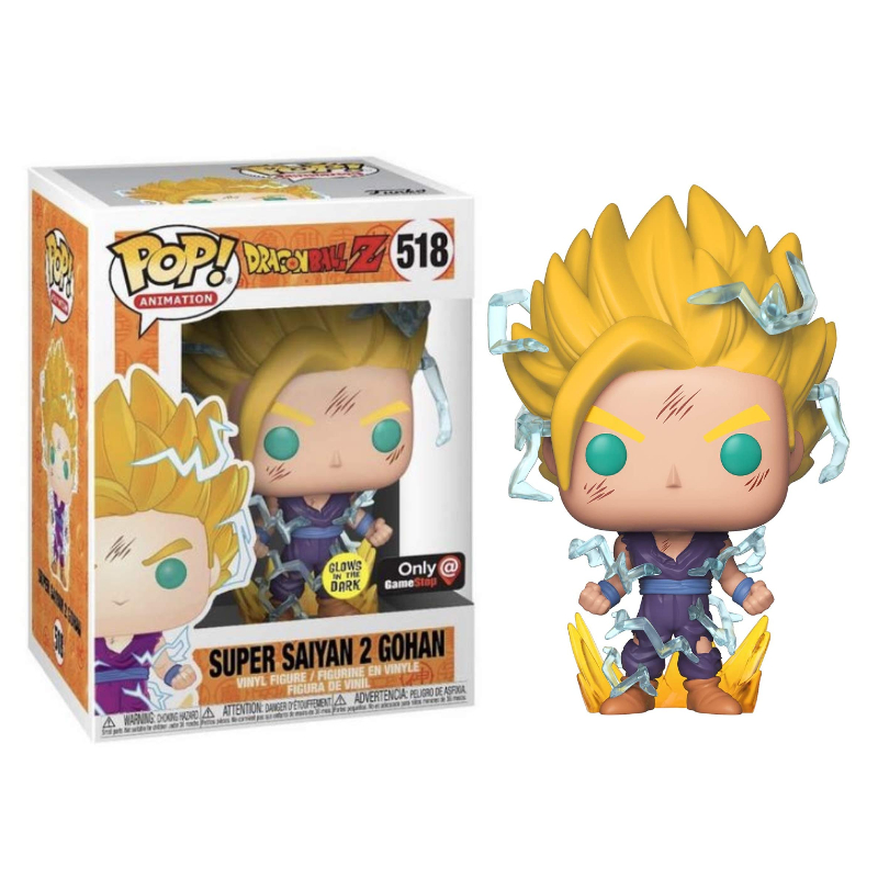 Funko Pop! Dragon Ball Z Super Saiyan 2 Gohan 518 Exclusivo Glow