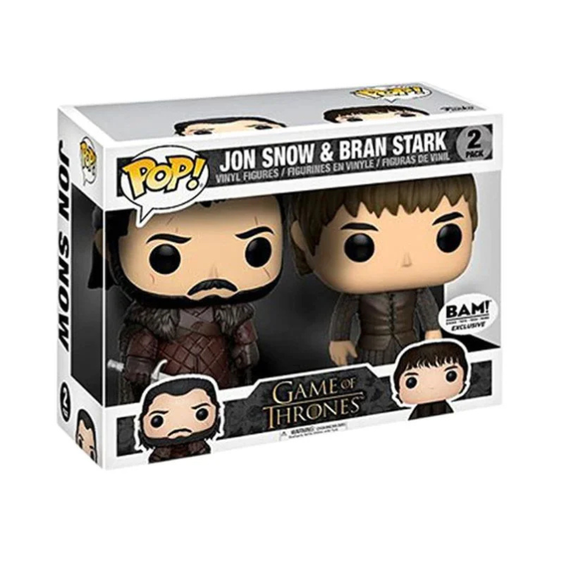 Funko Pop! Game Of Thrones Jon Snow & Bran Stark 2 Pack Exclusivo