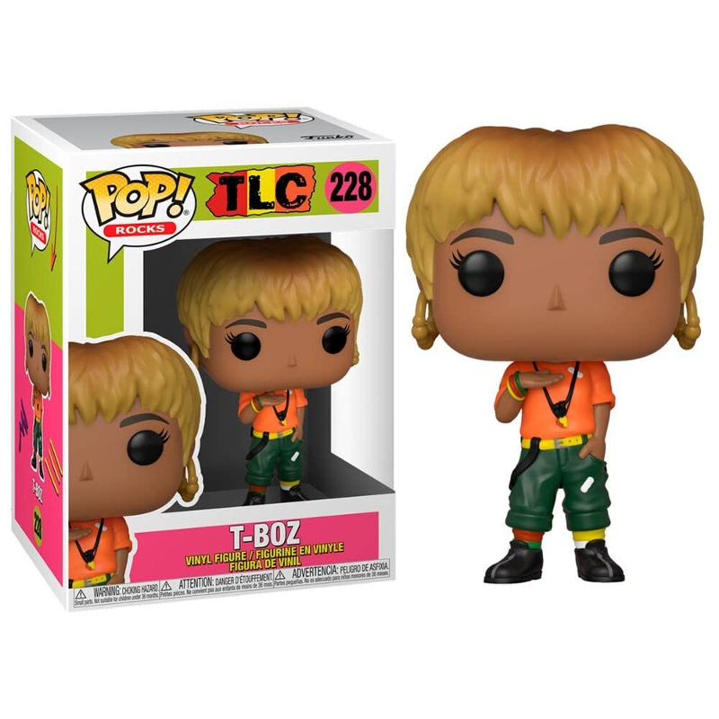 Funko Pop! Rocks TLC T-Boz 228 Original Colecionavel - Moça do Pop