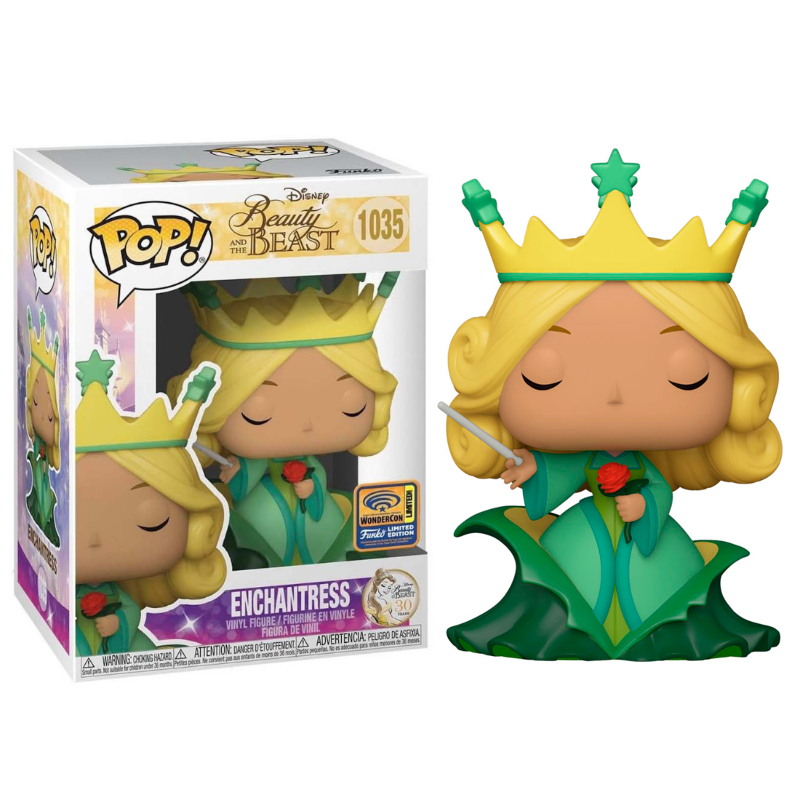 Funko Pop! Disney A Bela e A Fera Enchantress 1035 Exclusivo