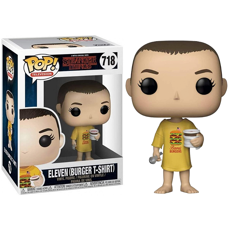 Funko Pop! Stranger Things Eleven 718 Original Colecionavel - Moça