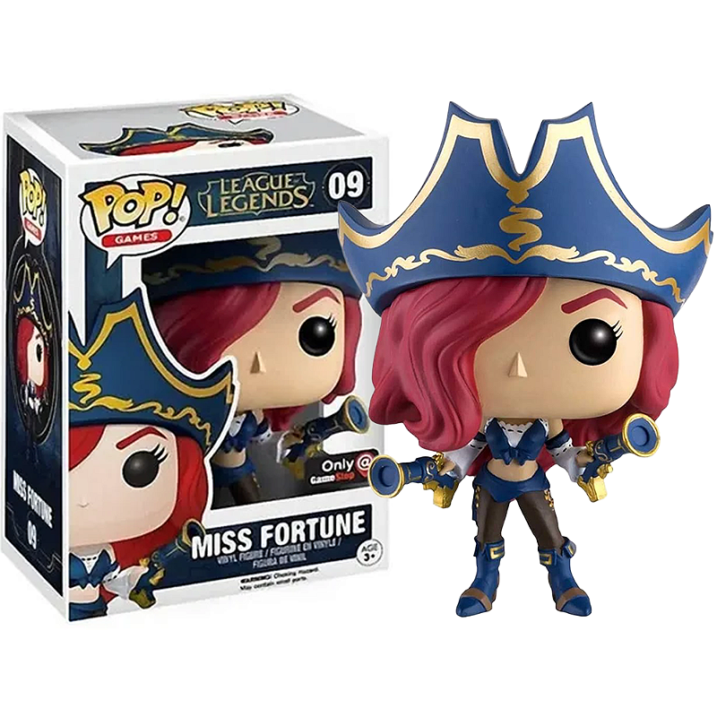POPMART lol ミスフォーチュン LEAGUE OF LEGENDS Funko Pop! Games League Of Legends Miss Fortune 09 Original - Moça