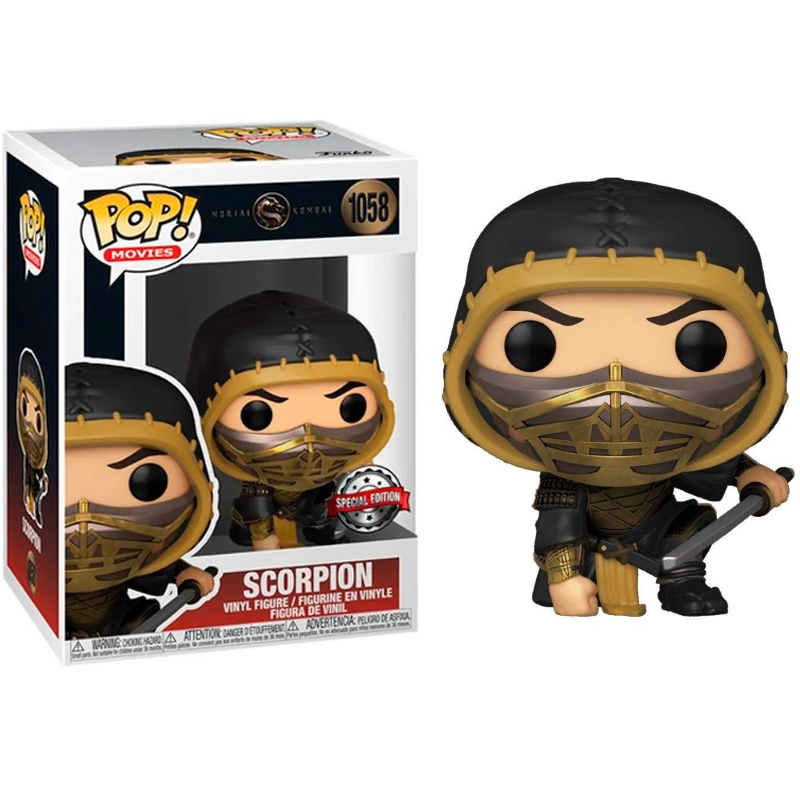 Funko Pop! Filme Mortal Kombat Scorpion 1058 Exclusivo