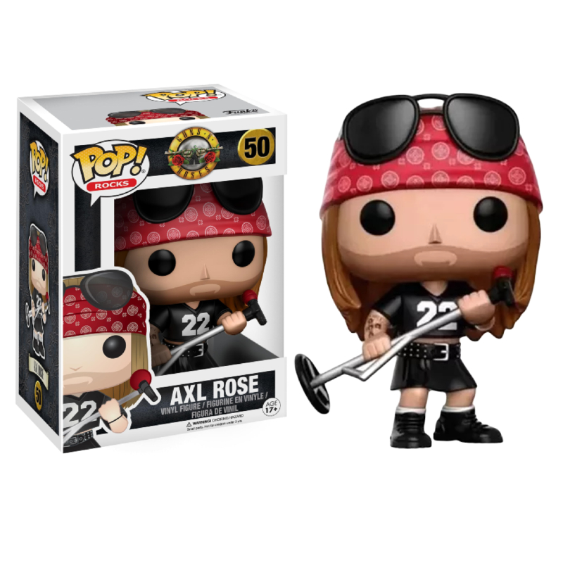 Funko POP！GUNS N' ROSES AXL ROSE フィギュア Funko Pop! Rocks Guns N' Roses Axl Rose 50 Original Colecionavel