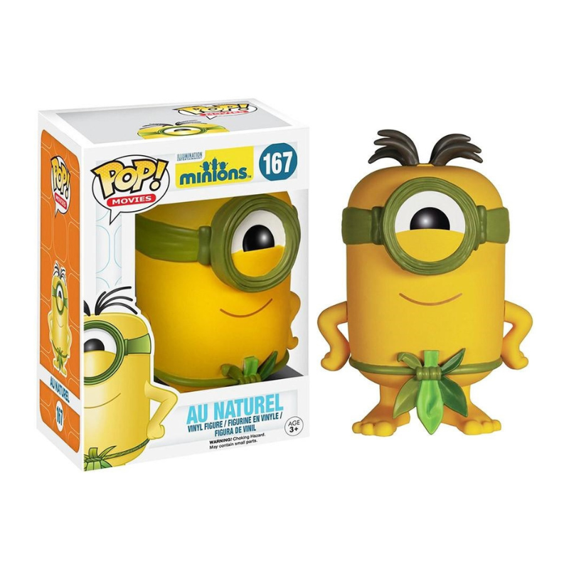Funko Pop! Animation Minions Au Naturel 167 Exclusivo Glow