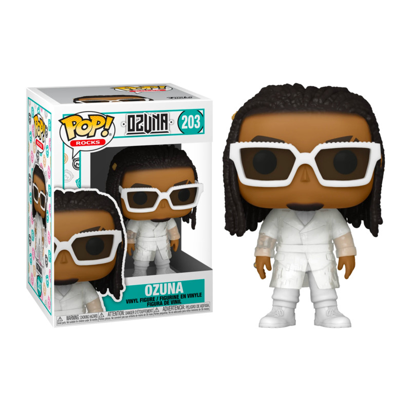 Funko Pop! Rocks Ozuna 203 Original Colecionavel - Moça do Pop