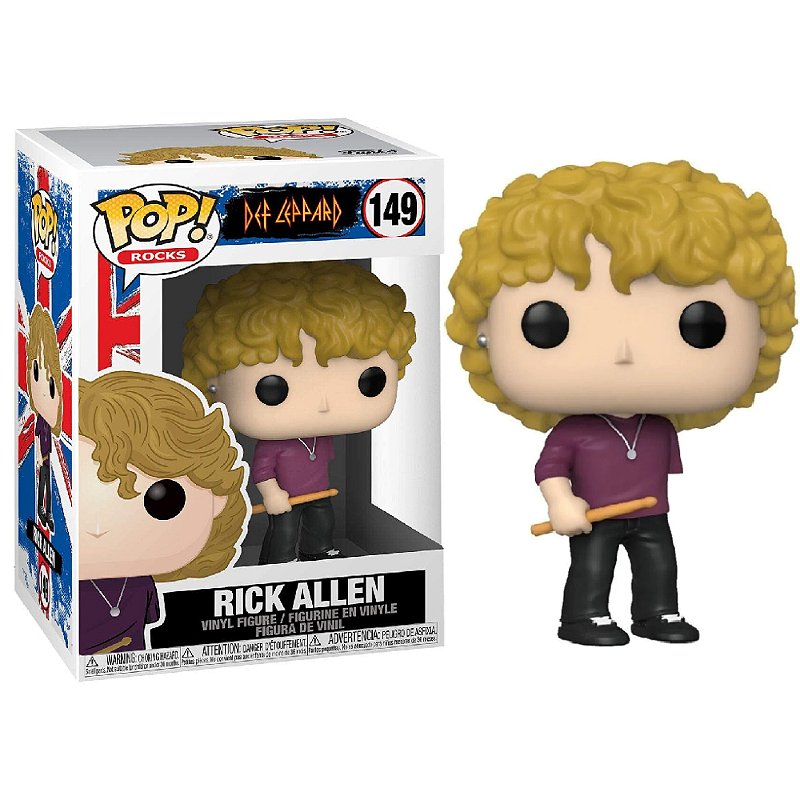 Funko Pop! Rocks Def Leppard Rick Allen 149