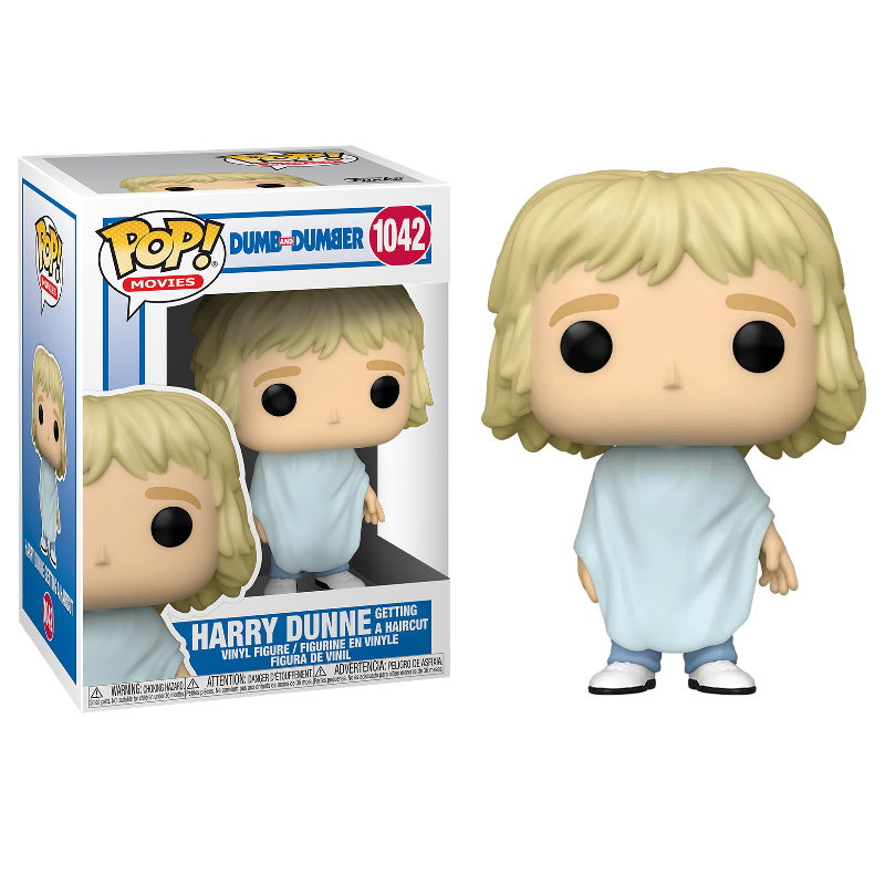 Funko Pop Harry Dunne Getting A Haircut – Vinylfigur Aus Dumb And Dumber, 9,5 Cm Mit EcoTek-Schutzhülle