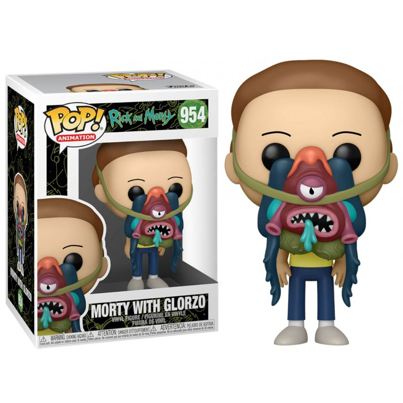 Funko Pop! Animation Rick And Morty Morty With Glorzo 954 Original