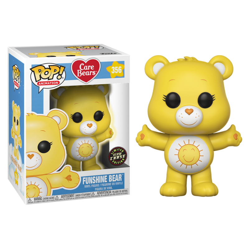 Funko Pop! Care Bears Funshine Bear 356 Exclusivo Chase Original