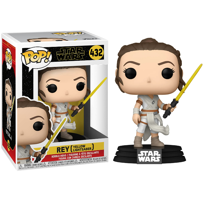 Funko Pop! Star Wars Rey Yellow Lightsaber 432 Original