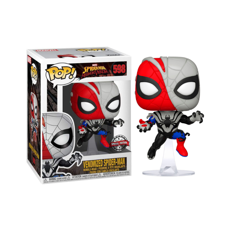 Funko Pop! Marvel Venomized Spider-Man 598 Exclusivo Original
